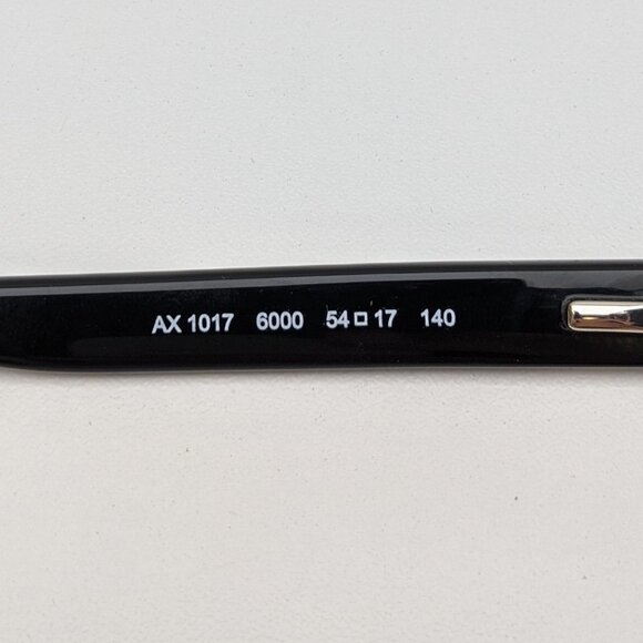 🕶️Armani Exchange AX1017 6000 Eyeglasses 54/17 140 /KAB201🕶️ - Picture 3 of 9